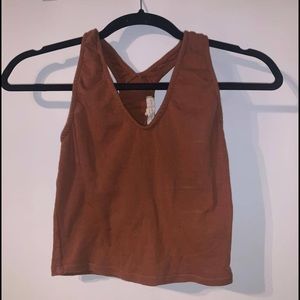 Brown urban outfitters crop top